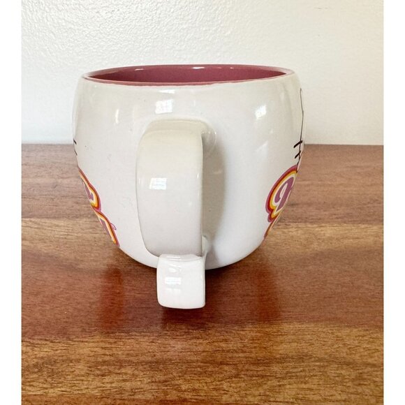 Hello Kitty Hearts Ceramic Coffee Cup With Loop Handle Mug For Tea, Espresso, Co - Picture 2 of 5